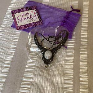 Handmade Black Macrame Necklace